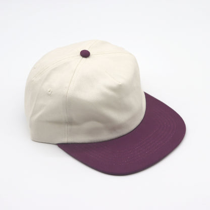 Cotton Two-Tone 5 Panel - Plumb