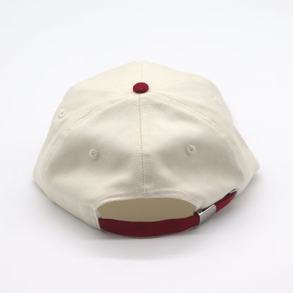 Cotton Two-Tone 5 Panel - Burgundy