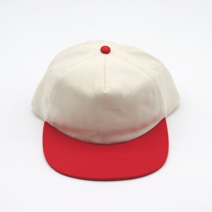 Cotton Two-Tone 5 Panel - Red