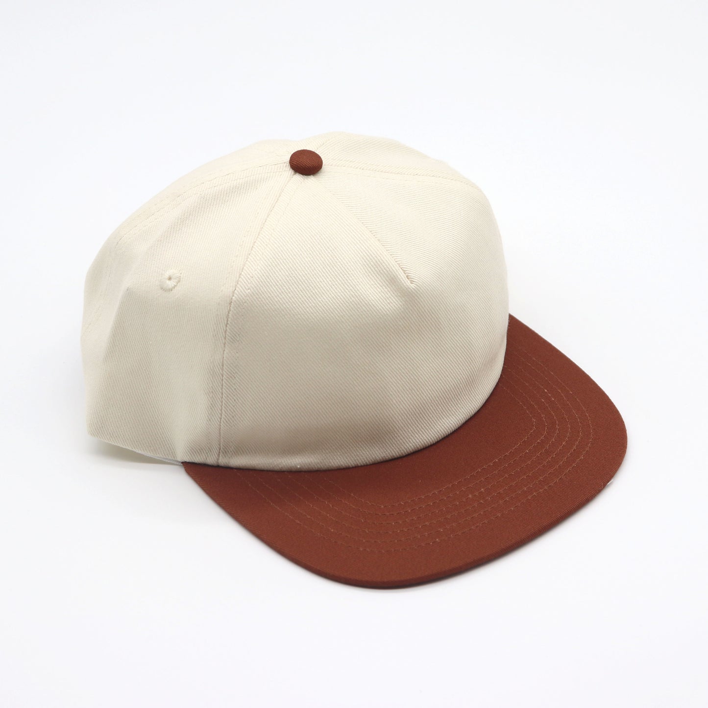 Cotton Two-Tone 5 Panel - Brown