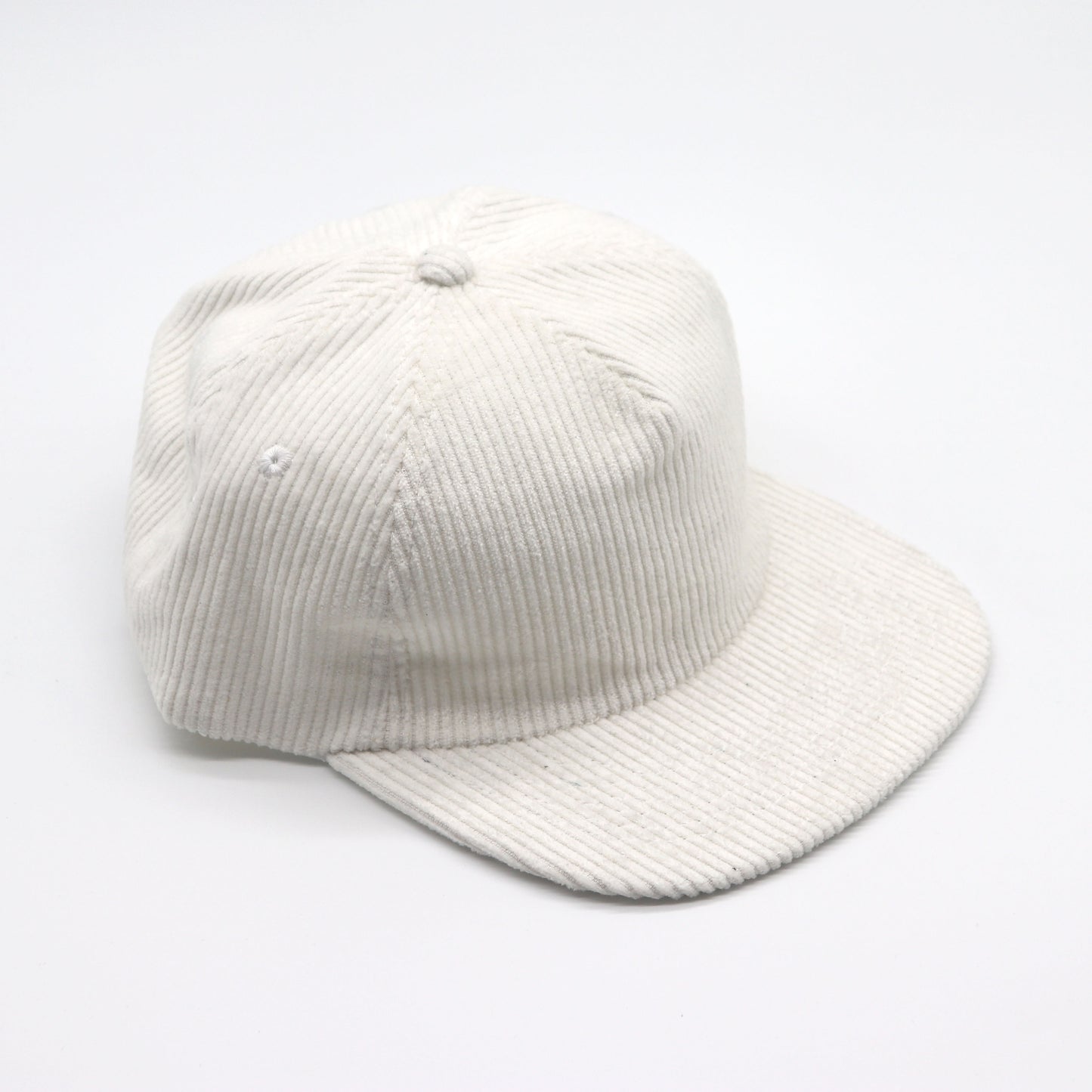 Corduroy 5 Panel - White