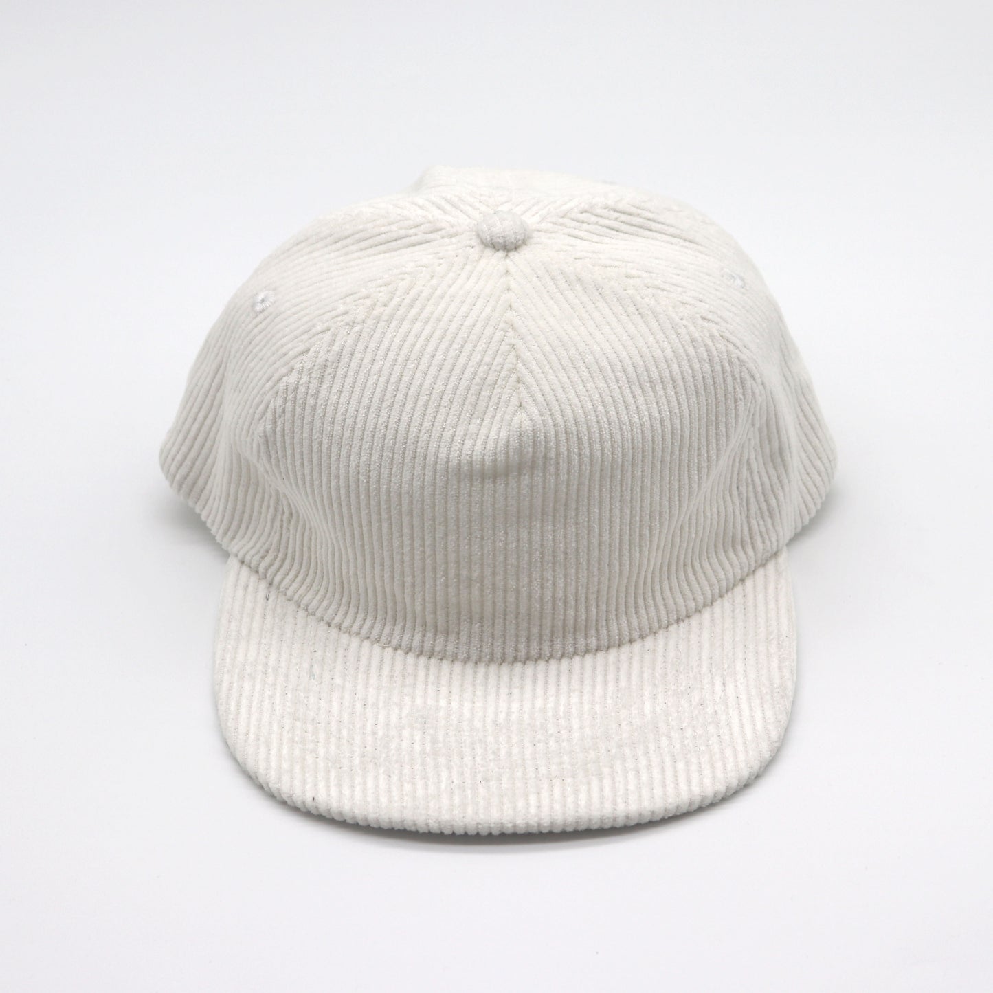 Corduroy 5 Panel - White