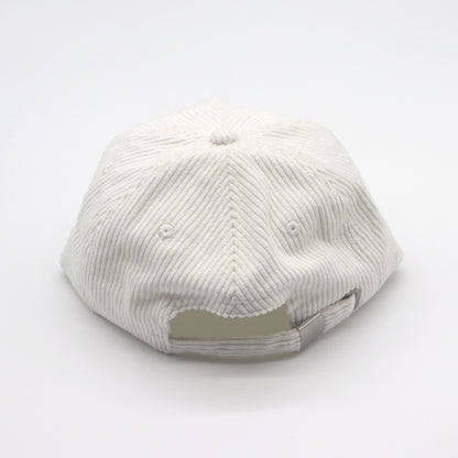 Corduroy 5 Panel - White