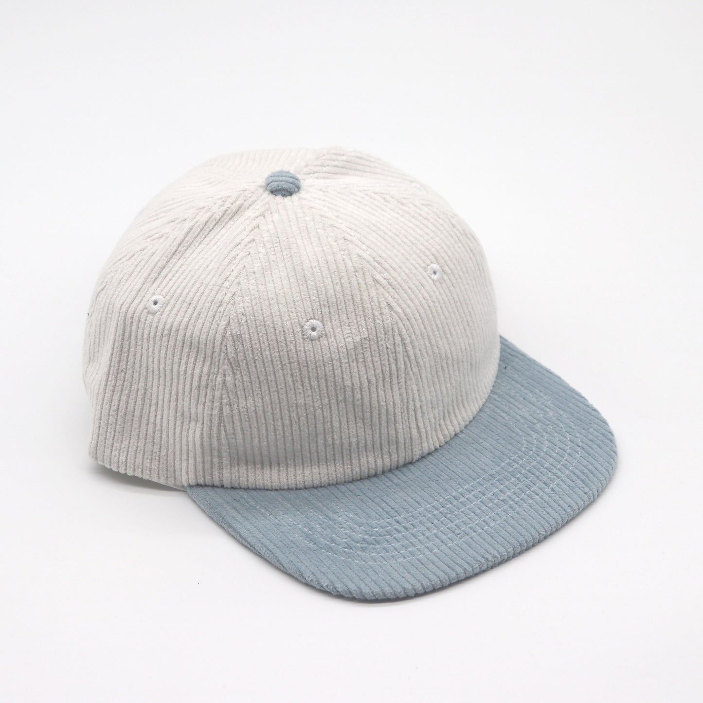 Corduroy Two-Tone 6 Panel - Powder Blue