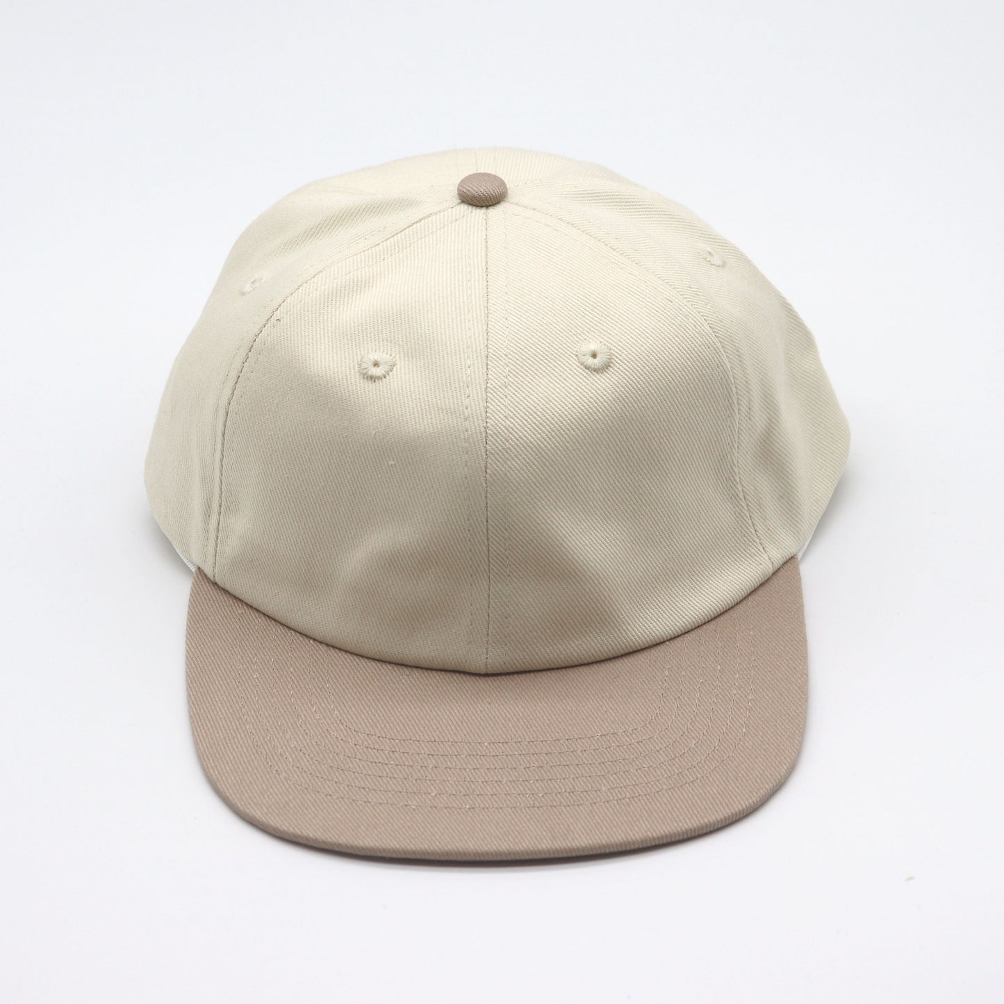 Cotton Two-Tone 6 Panel - Tan