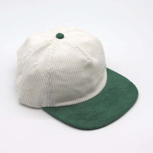 Corduroy Two-Tone 5 Panel - Green