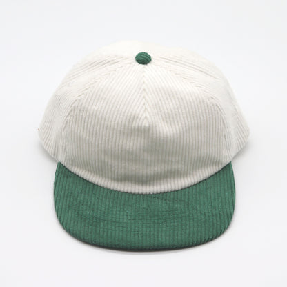 Corduroy Two-Tone 5 Panel - Green