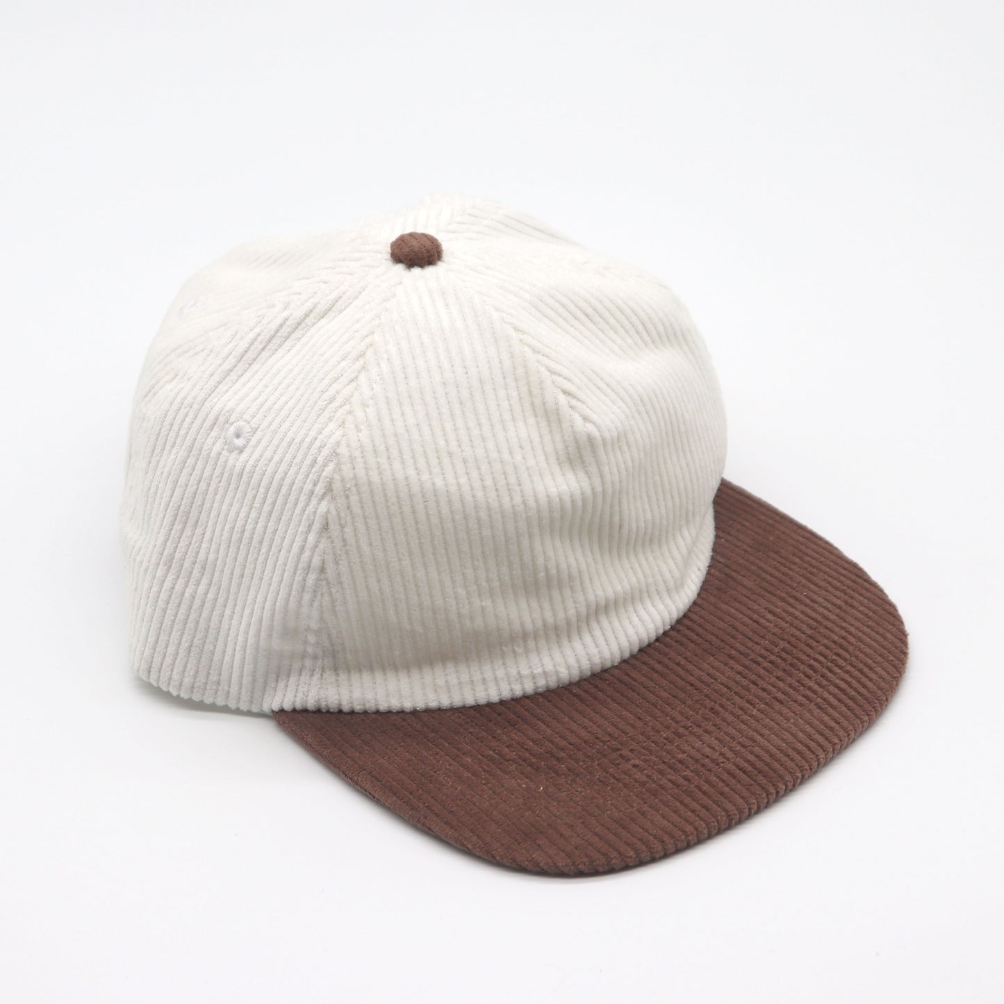 Corduroy Two-Tone 6 Panel - Brown