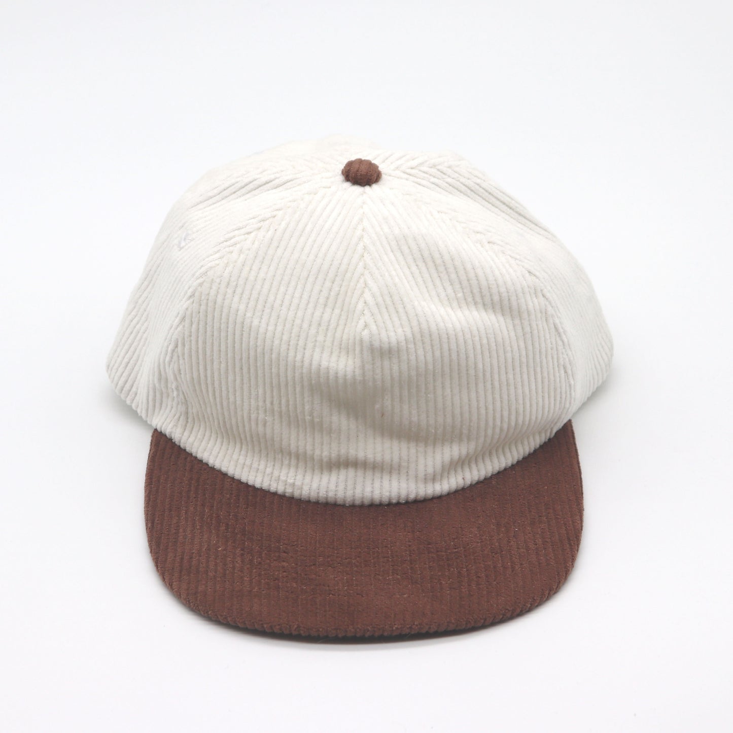 Corduroy Two-Tone 6 Panel - Brown