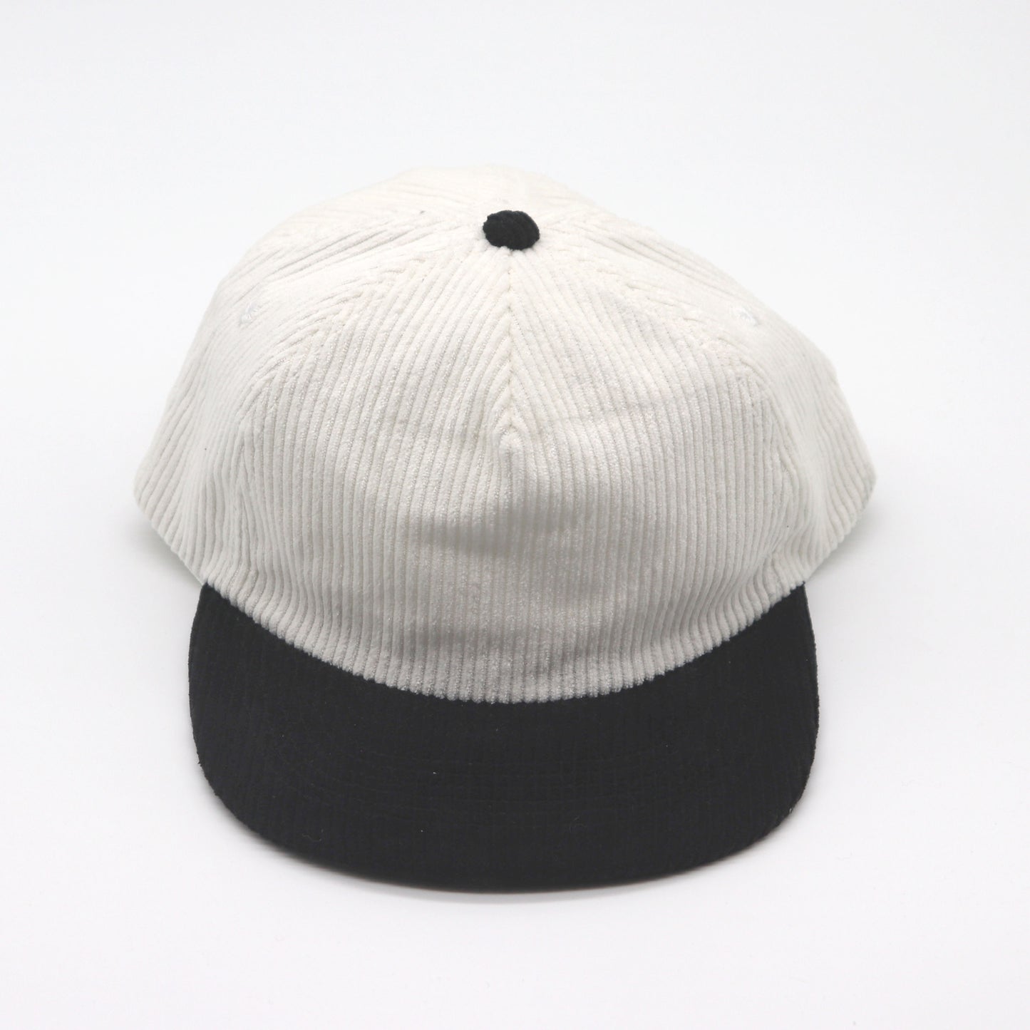 Corduroy Two-Tone 5 Panel - Black