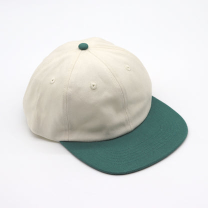 Cotton Two-Tone 6 Panel - Green