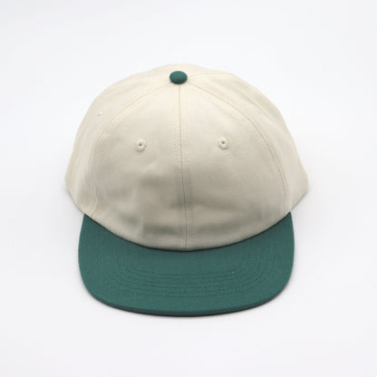 Cotton Two-Tone 6 Panel - Green