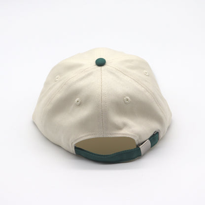 Cotton Two-Tone 6 Panel - Green