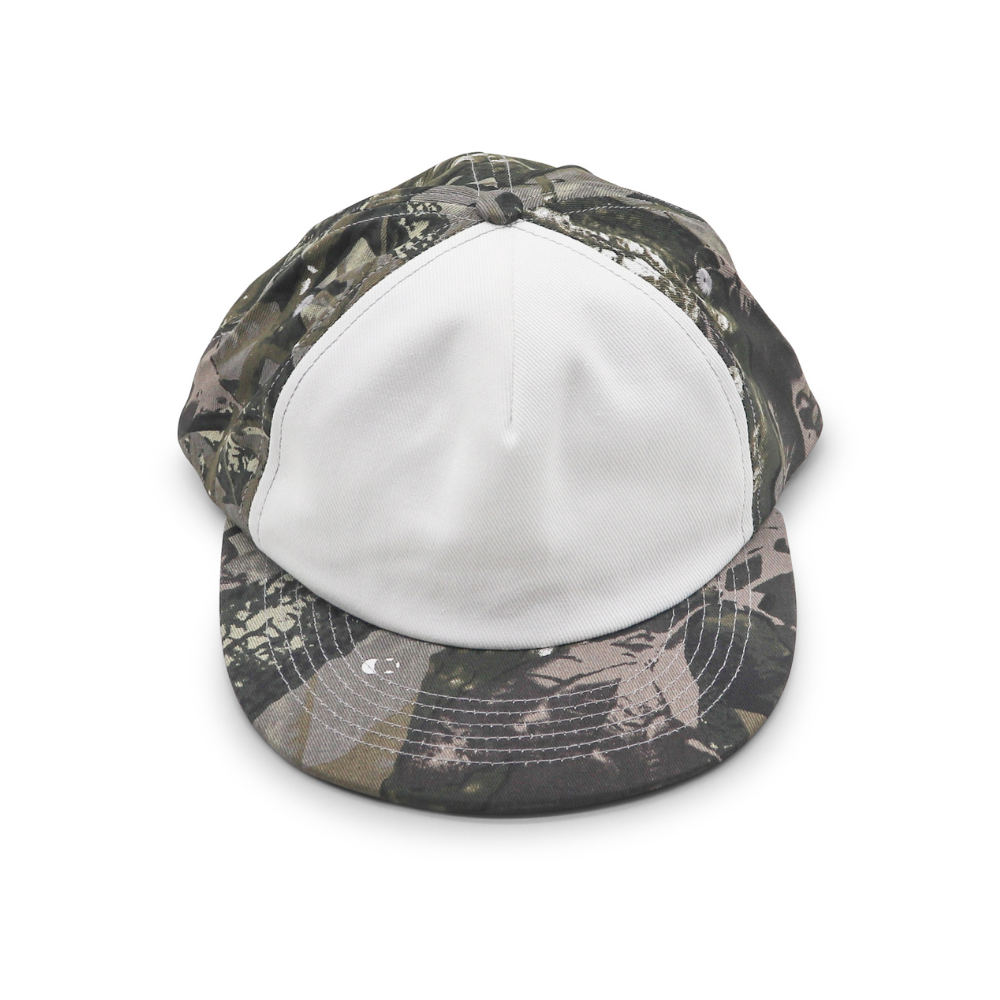 Realtree Camo 5 Panel - Highland Fog Canvas - Short Brim