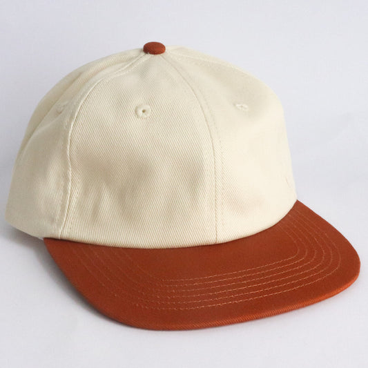 Cotton Two-Tone 6 Panel - Brown