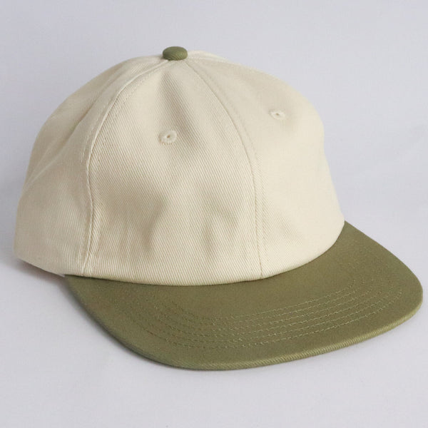 Cotton Two-Tone 6 Panel - Olive